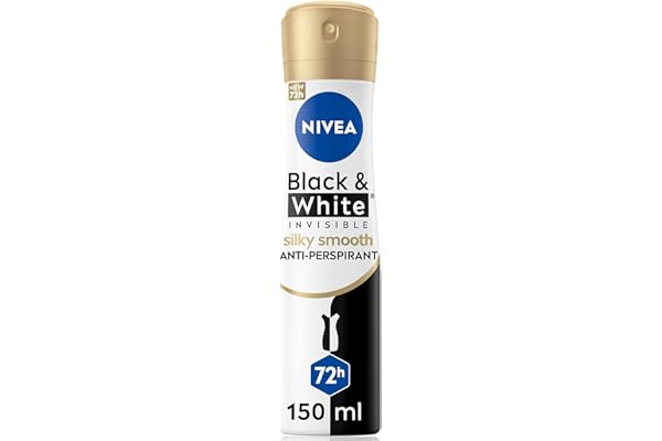 nivea antiperspirant spray for women 72h protection black white invisible silky smooth shaving 150m 99.97