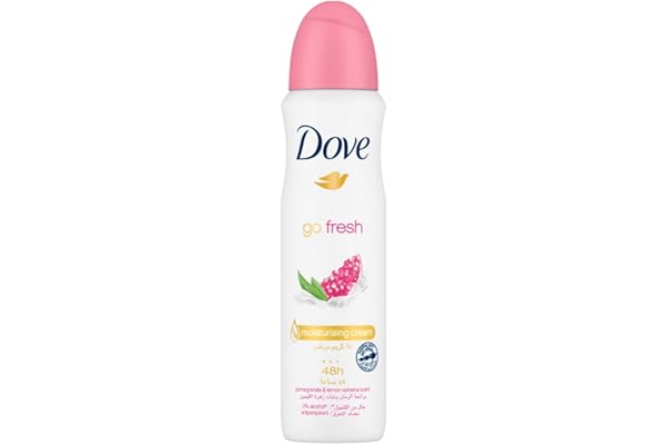 dove women antiperspirant deodorant spray pomegranate 150ml 131.2