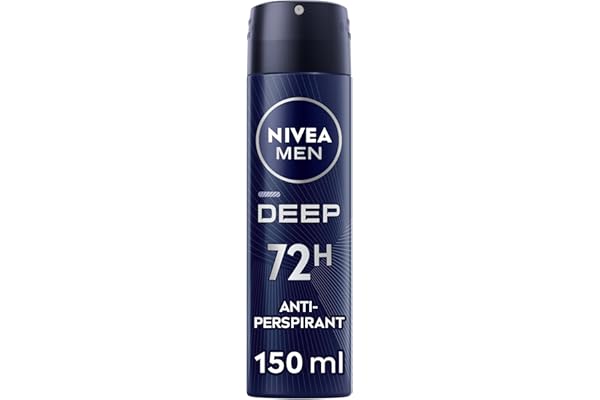nivea men antiperspirant spray for men deep black carbon antibacterial 150ml 140.98