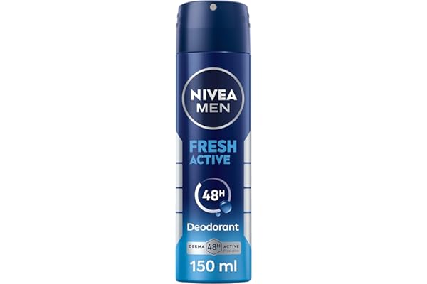 nivea men antiperspirant spray for men fresh active 150ml 123.2