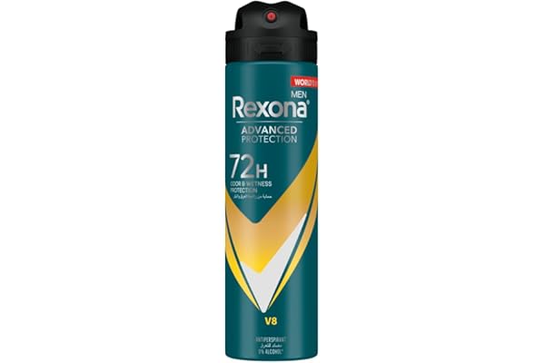 rexona men advanced protection 72h antiperspirant deodorant v8 spray 150ml 100.8