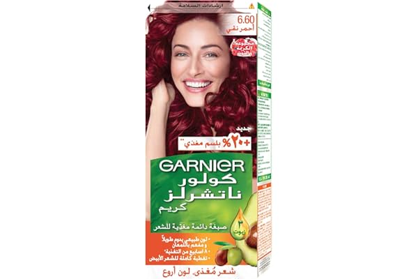 garnier color naturals permanent crme hair color 6.60 fiery pure red 92.0